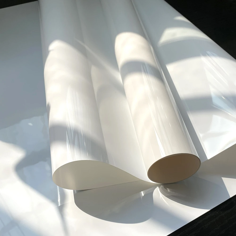 White Toner Transfer Paper - Película adhesiva para ventana de espejo