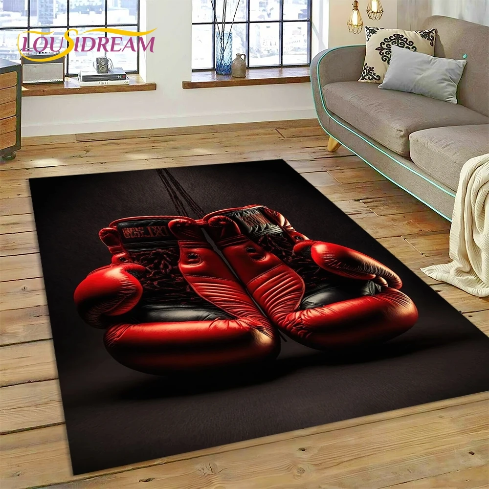 Commercial Printing For Sale - Guantes de boxeo Boxer Fight alfombra