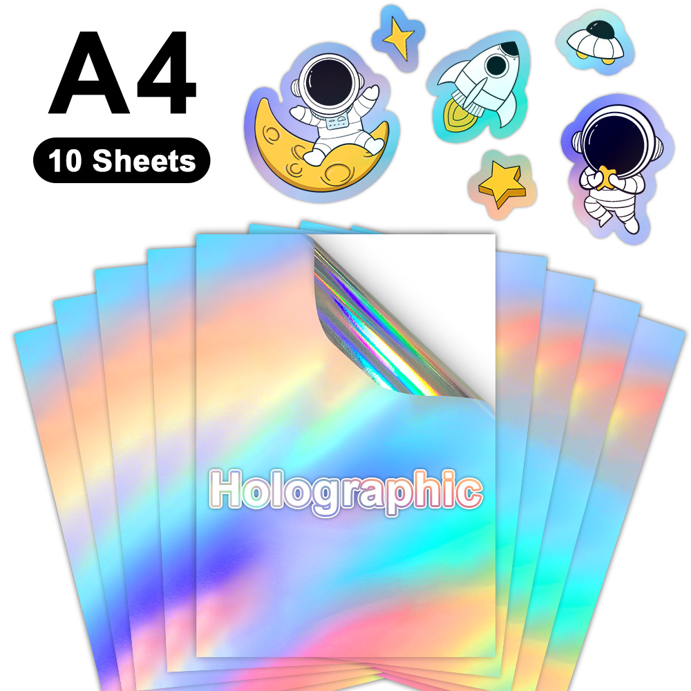 Commercial Vinyl Printing - 10 hojas de papel adhesivo de