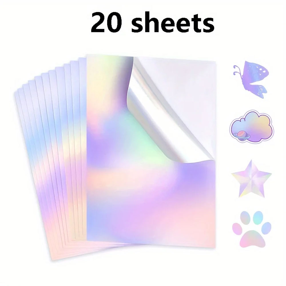 Commercial Vinyl Printing - Pegatinas de vinilo holográficas impresas, etiquetas
