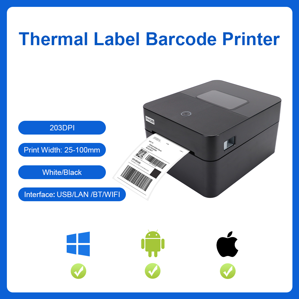 Commercial Printing Options - YHDAA Impresora térmica de etiquetas de