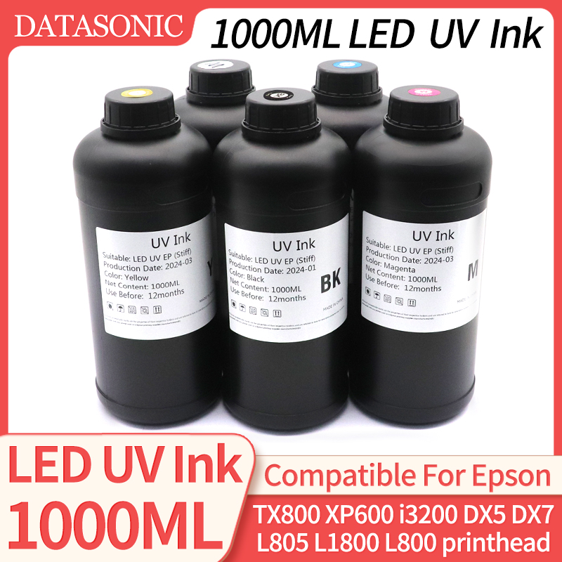 Printhead Dx5 Epson - Tinta UV LED de 1000ML para