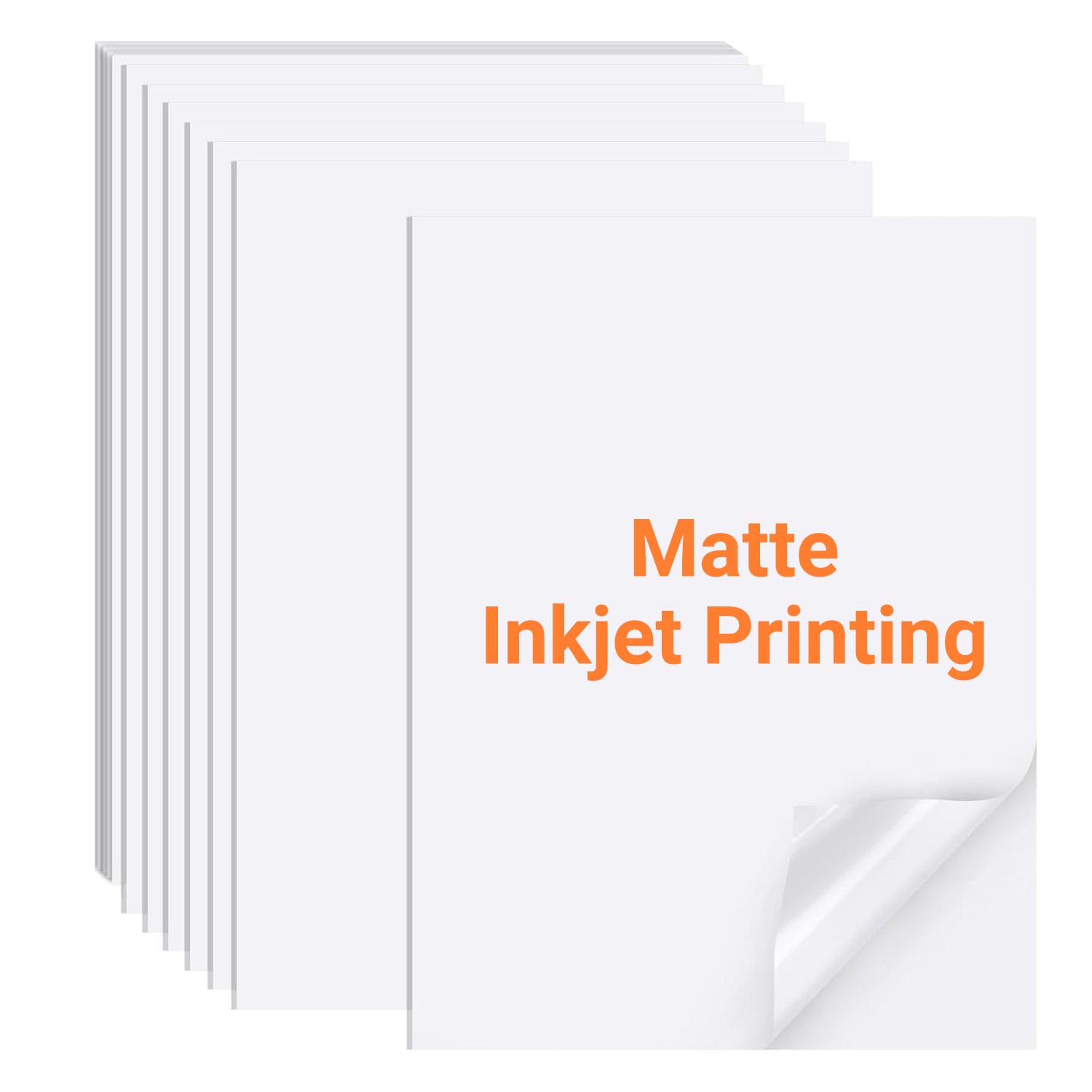 Commercial Vinyl Printing - Papel Adhesivo Vinílico Mate Premium A4,