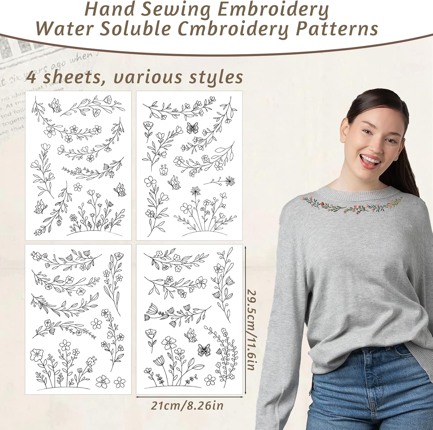 Papel de Bordado Soluble en Ag - Embroidery Stabilizer Backing reseña y precio