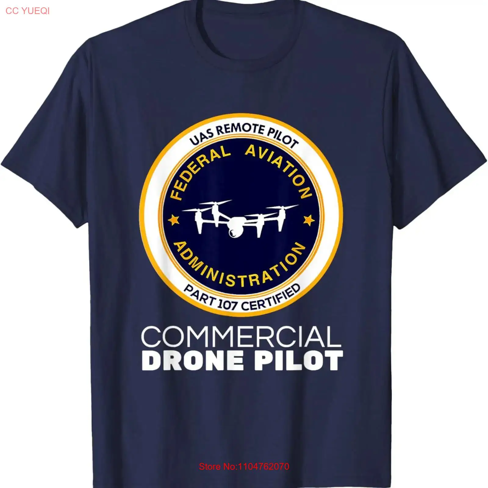 Camiseta FAA para piloto de dr - Commercial Printing Usa reseña y precio