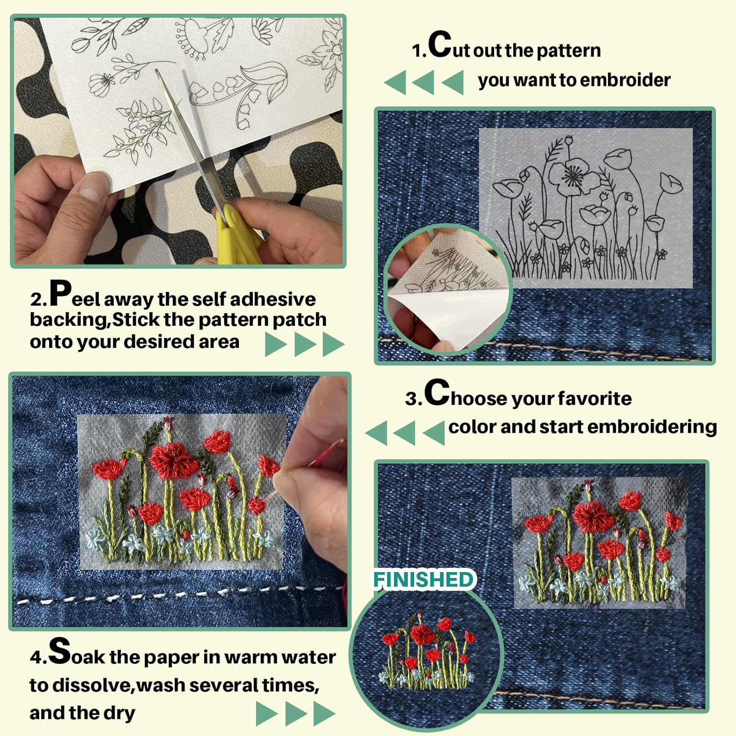 Estabilizador soluble en agua  - Embroidery Stabilizer Backing reseña y precio