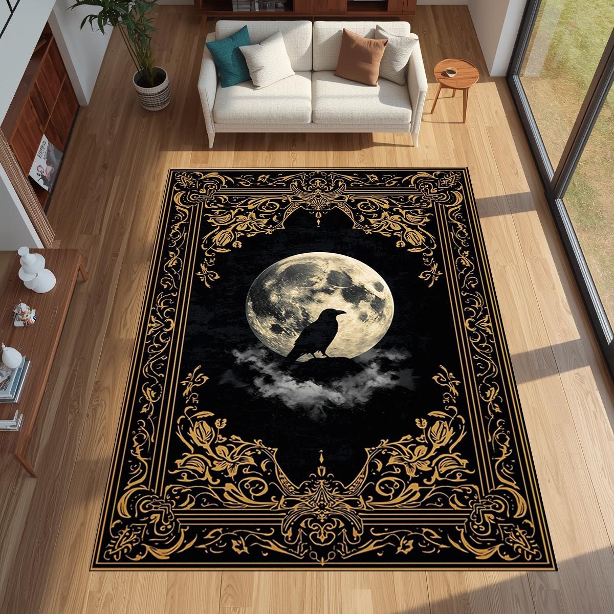 Alfombra grande con estampado  - Commercial Printing Usa reseña y precio