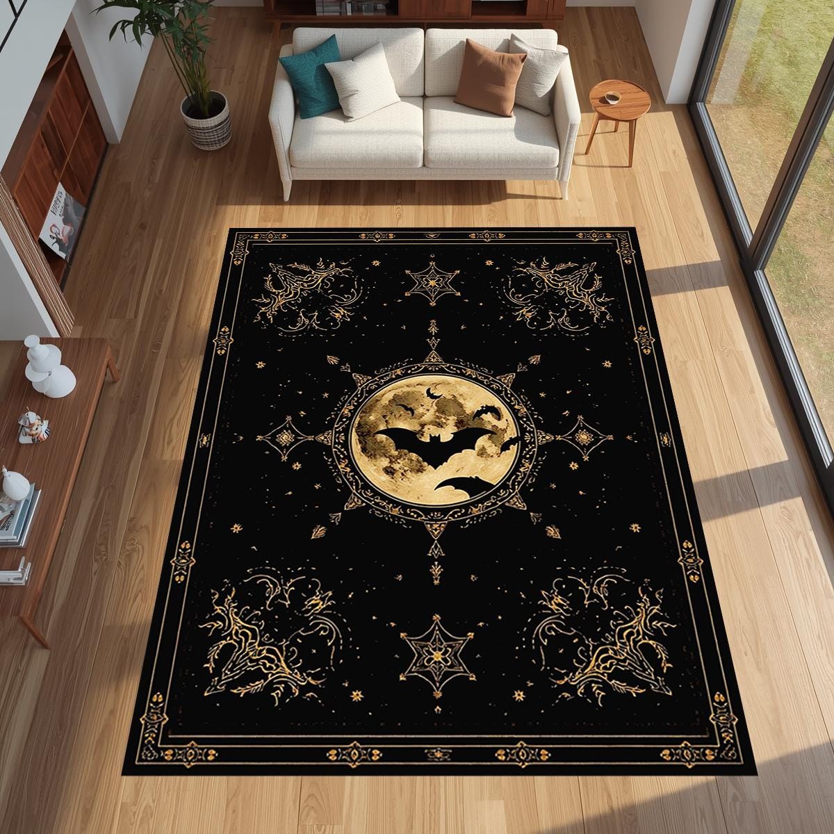 Alfombra grande con estampado  - Commercial Printing Usa reseña y precio