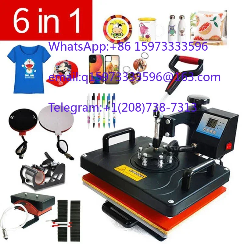 Máquina de prensa de calor 6 e - Commercial Printing Press Machine reseña y precio