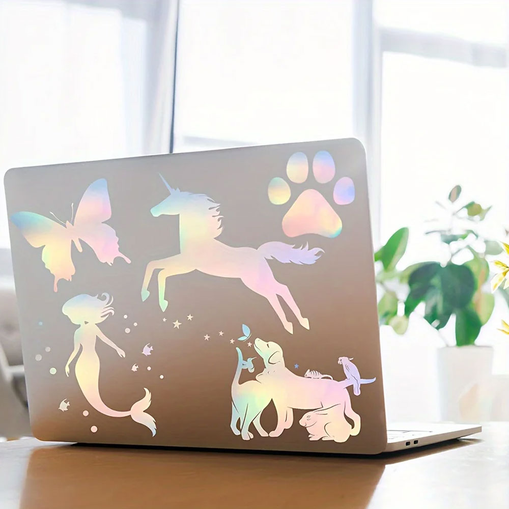 Pegatinas de vinilo holográfic - Commercial Vinyl Printing reseña y precio