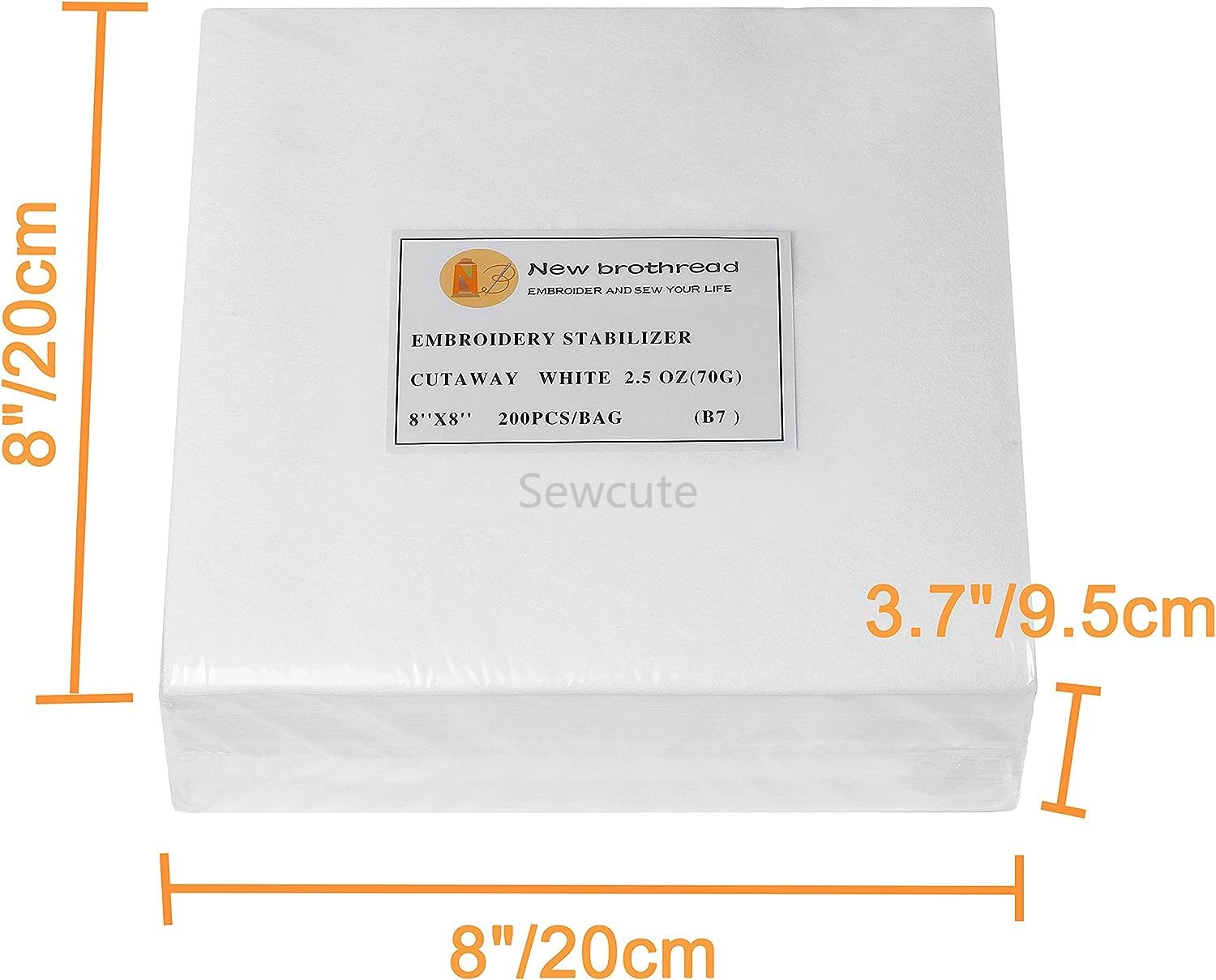 100 hojas de respaldo estabili - Embroidery Stabilizer Backing reseña y precio