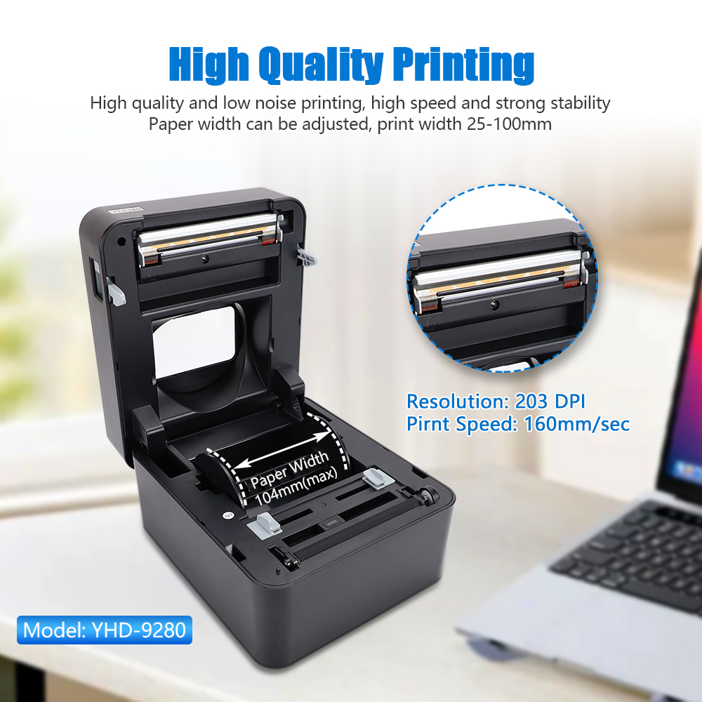 YHDAA Impresora térmica de eti - Commercial Printing Options reseña y precio