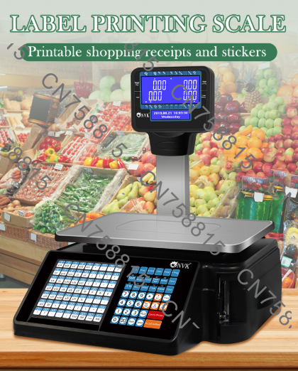 Báscula electrónica comercial  - Commercial Printing Options reseña y precio
