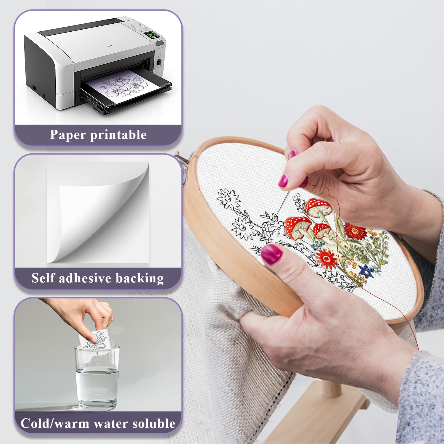 Estabilizador de bordado Solub - Embroidery Stabilizer Backing reseña y precio