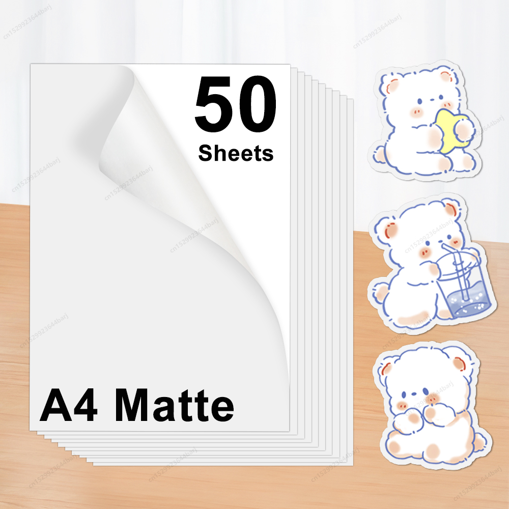 20/50 hojas de papel adhesivo  - Commercial Vinyl Printing reseña y precio