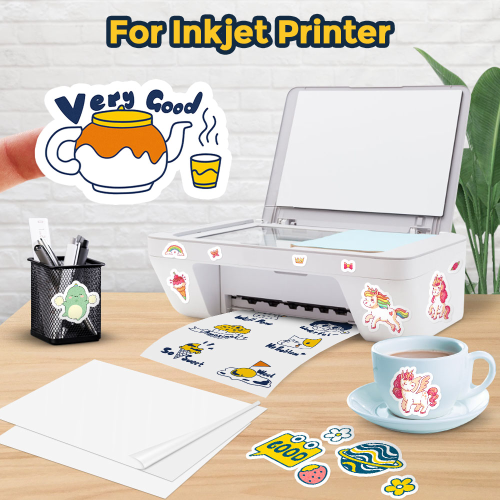20/50 hojas de papel adhesivo  - Commercial Vinyl Printing reseña y precio